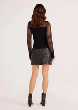 Kenzie Black Sheer Top by MinkPink