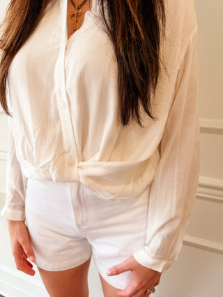 Effortless Chic Twist Blouse