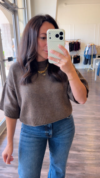 The Cashmere Club Sweater Chocolate by Habitual