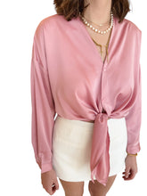 Gloria Rose Tie Front Top