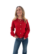 Lucy Red Cardigan