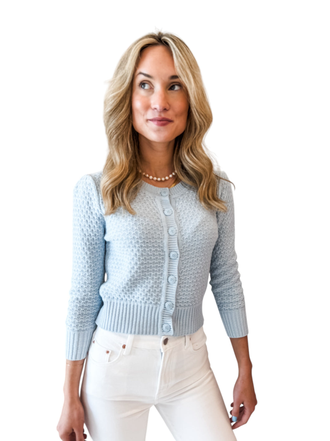 Little Miss Priss Blue Cardigan
