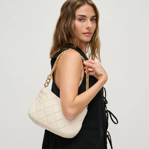 Eve Natural Quilted Crossbody