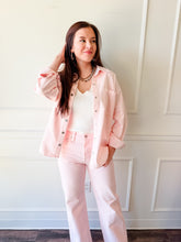 Pistola Elin Denim Shacket - Blush