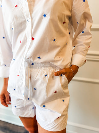 Liberty Star Drawstring Shorts
