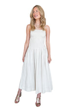 Marcella Smocked Linen Midi