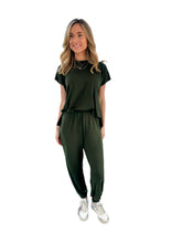 Misa Dark Green Jumpsuit