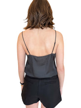 Black Silky Amore Tank by Reset by Jane