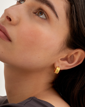 Birthstone Hoop Earring