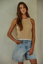 Caplan Striped Tank