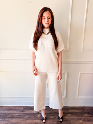 Harper Ivory Wide Leg Pant