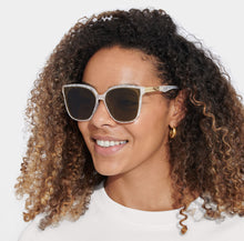 Savannah Sunglasses in White Marble by Katie Loxton