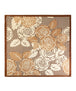 Silk Feel Vintaga Rose & Houndstooth Print Scarf