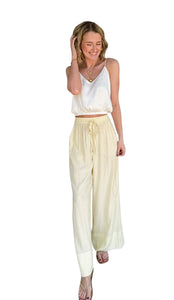 Leia Pale Yellow Pants by FRNCH