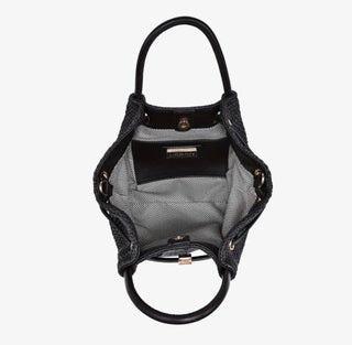 Selena Straw Crossbody Chocolate