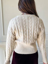 Saidee Cream Sweater Cardigan by Steve Madden