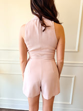 The Tailored Wrap Romper -Light Lilac