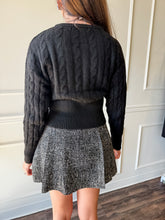 Saidee Black Sweater Cardigan by Steve Madden