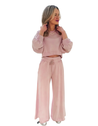 Time to Relax Powder Pink Leisure Set