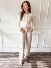 Nilda Beaded Rosette Cardigan by Lucy Paris