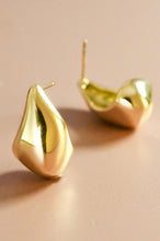 Hallow Gold Studs