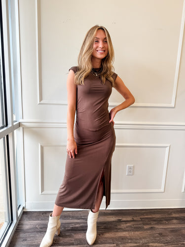Espresso Midi Dress