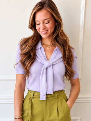 Clara Double Top – Lavender by Lucy Paris