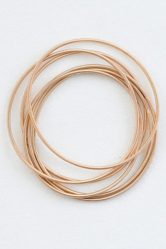 Stretchy Layered Guitar String Bracelets Set