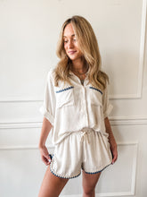Capri Linen Embroidered Set