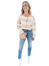 Lucky Draw Blush Stripe Sweater