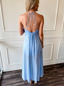 Brianna Blue Maxi Dress by Steve Madden