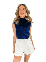 Serin Navy Sweater by Steve Madden