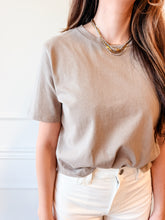 The Organic Favorite Tee in Soft Taupe