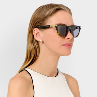 Marbella Black Tortoiseshell Gradient Sunglasses by Katie Loxton