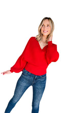 Cross Reference Red Sweater