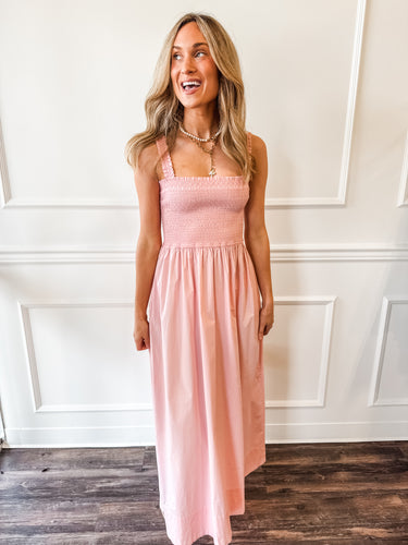 Genevieve Pink Salt Dress by Pistola