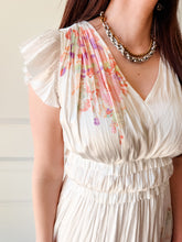 The Blossom Breeze Pleated Midi Dress by Current Air