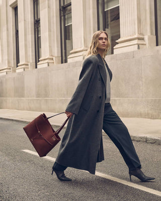 Lori Tote Bag in Cherry Suedette by Katie Loxton