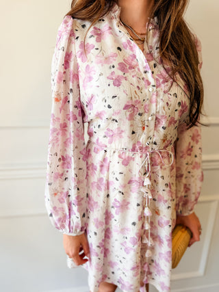Valetta Floral Mini Dress by Lucy Paris