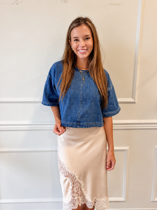 Blue Hour Denim Tee
