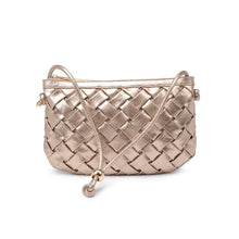 Regina Gold Woven Shoulder Bag