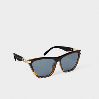Marbella Black Tortoiseshell Gradient Sunglasses by Katie Loxton