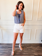 Blue Ribbon Gingham Picnic Top
