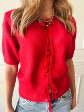 Sereia Red Cardigan by Steve Madden