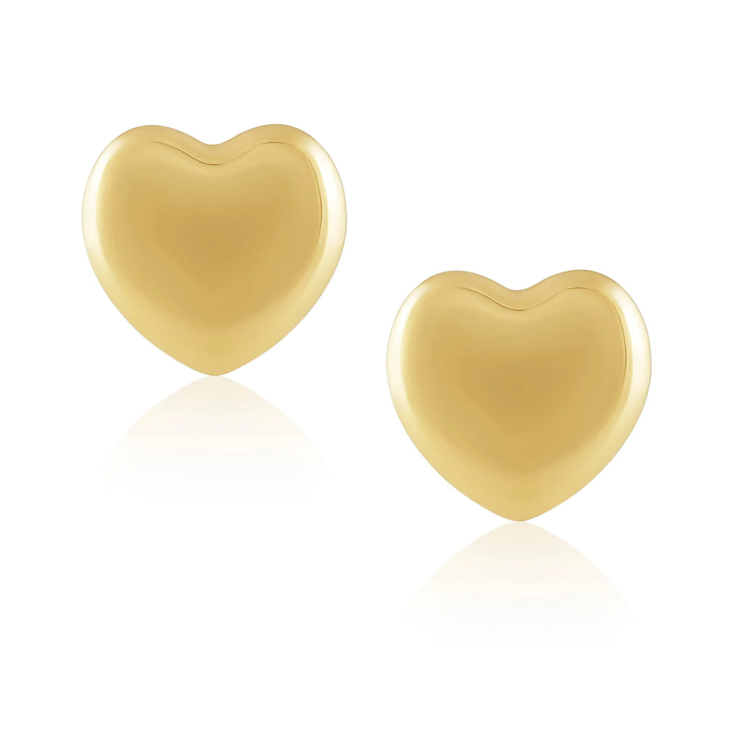 Darlene Heart Studs