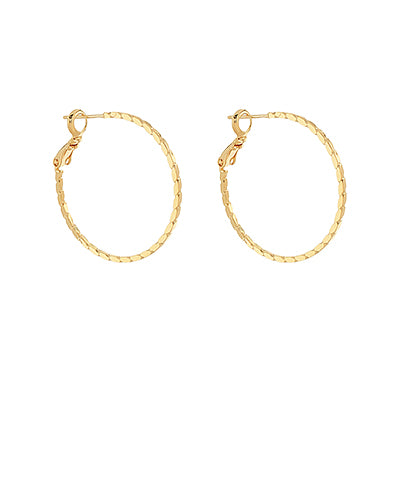 30mm Textured Hoops