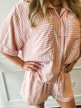 Weekend Wanderer Pink Striped Set
