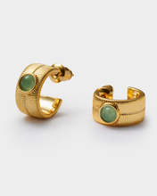 Birthstone Hoop Earring