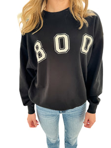 BOO Stencil Graphic Sweatshirt