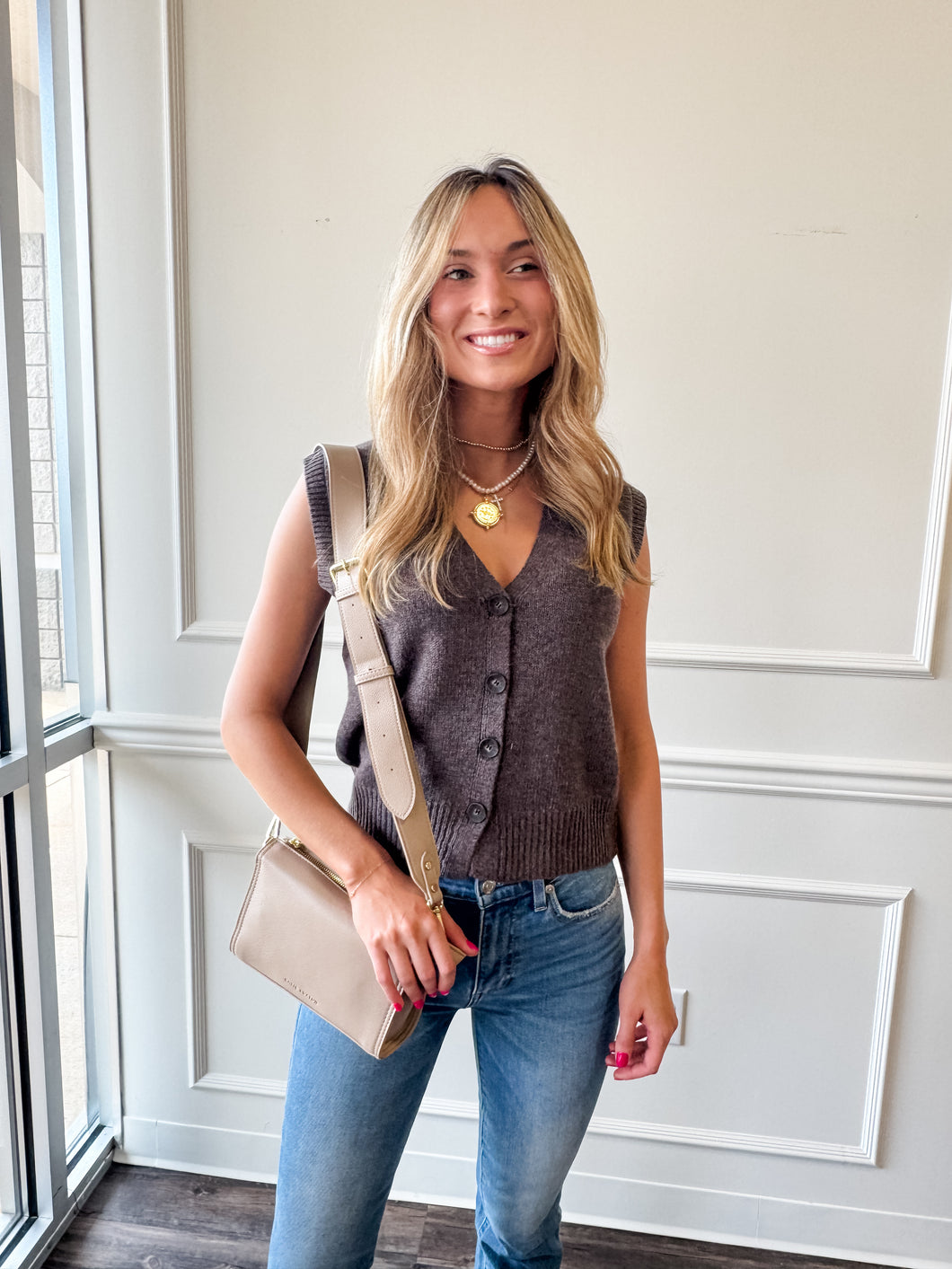 Cocoa Bean Sweater Vest